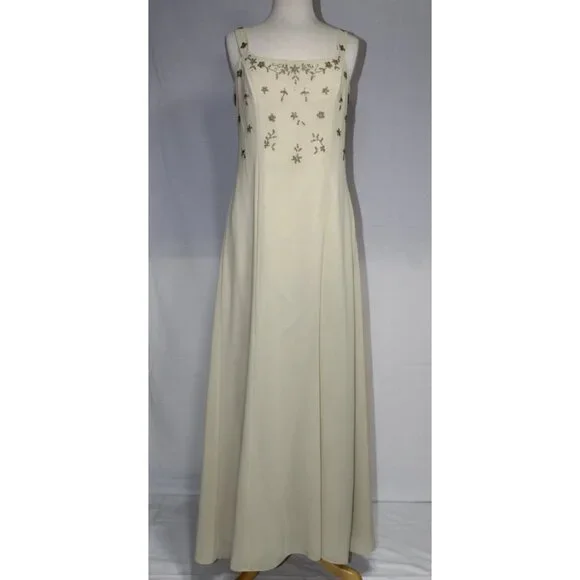 Poly USA #5392 Chiffon Mother of the Bride or Groom-SIZE L-GOLD-NEW W/Tags - Picture 3 of 6